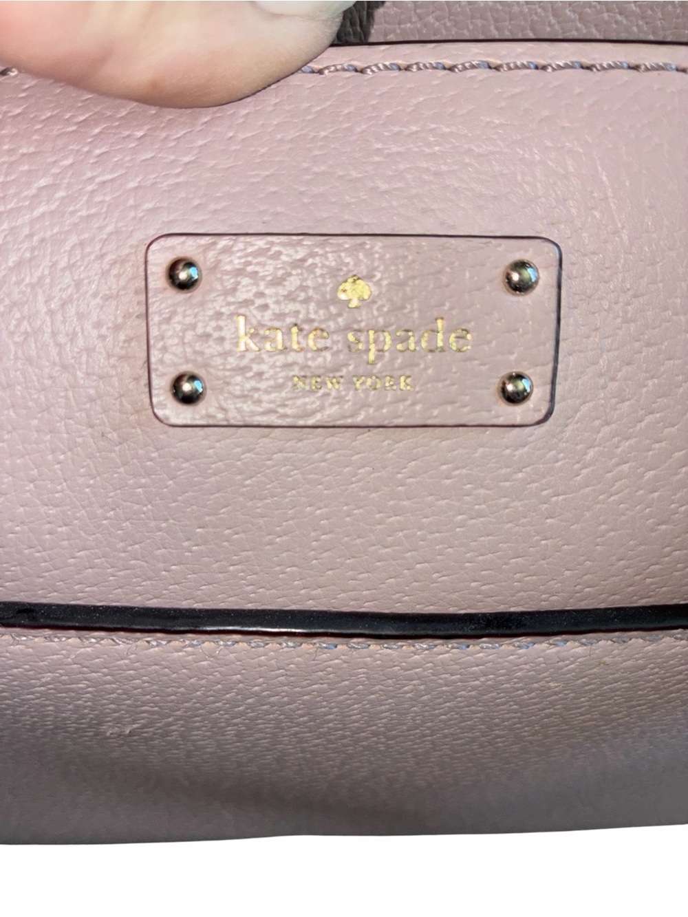 KATE SPADE EUC ‘STACI’ CROSSBODY SATCHEL IN A SOFT PASTEL PINK HUE - Picture 3 of 8
